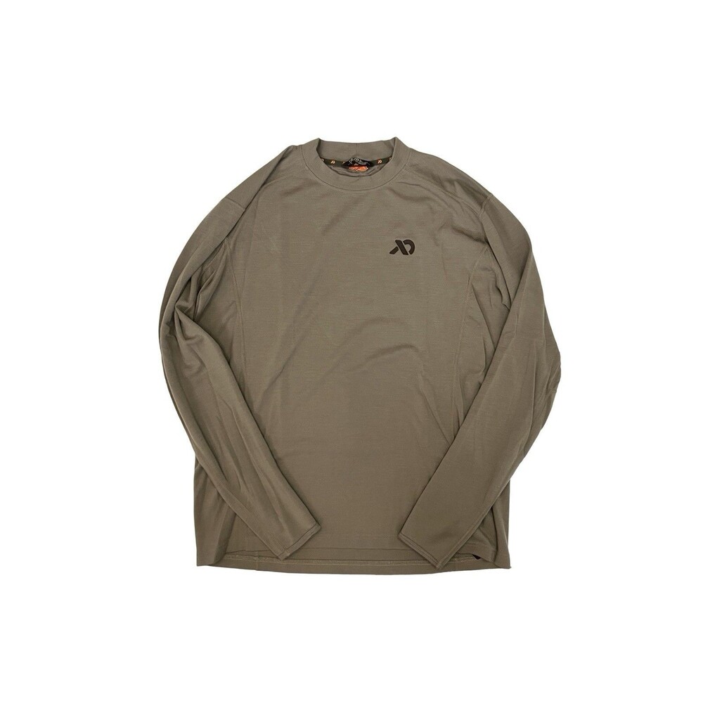 First Lite Kiln Merino Wool Pullover Crewneck Sweater Shirt Men’s XL Brown